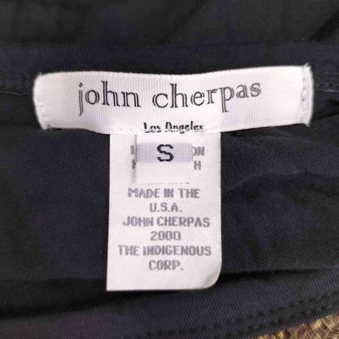 john cherpas USA製 パイソン 切替カットソー メンズ JPN:S