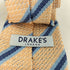 ドレイクス Drakes シルクボーダーネクタイ メンズ