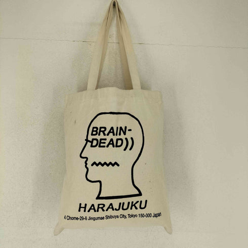 ブレインデッド BRAIN DEAD プリントトートバッグ メンズ
