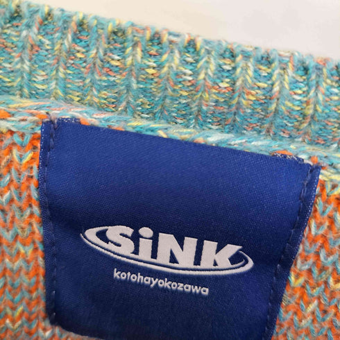 SINK kotohayokozawa MULTICOLOR DAMAGED KNIT レディース JPN:M
