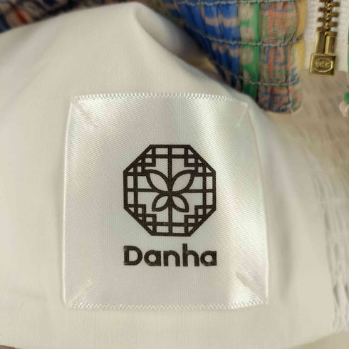 DANHA 総柄 オーガニックコットン キャミソール レディース