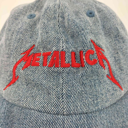 バンド刺繍デニムキャップ メンズ