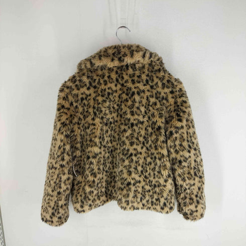 レオパード柄 クロップドファージャケット レディース JPN:L