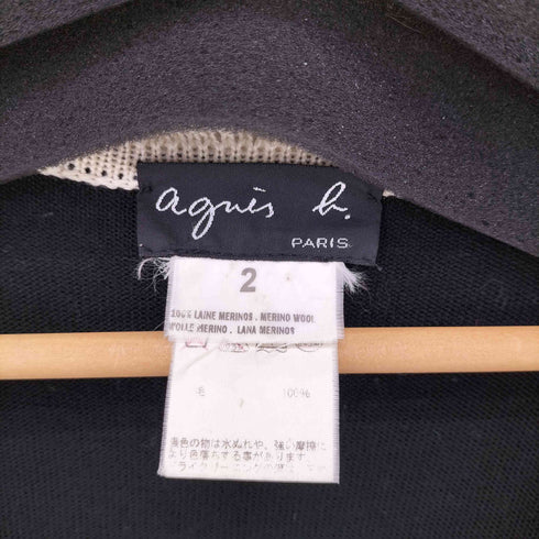 アニエスベー agnes b. 09AW スキッパーニットワンピース L/S レディース JPN:2