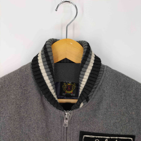 ショット Schott アワードジャケット ナイロン切替スタジャン 裏地キルティング イーグルワッペン メンズ JPN:M