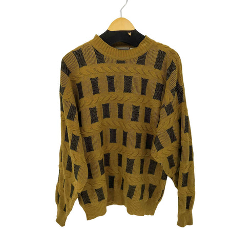 GABRIELLE 90S アクリル 3Dニット メンズ JPN:XL