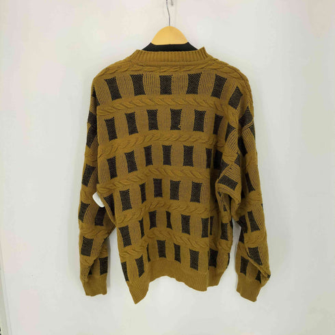 GABRIELLE 90S アクリル 3Dニット メンズ JPN:XL