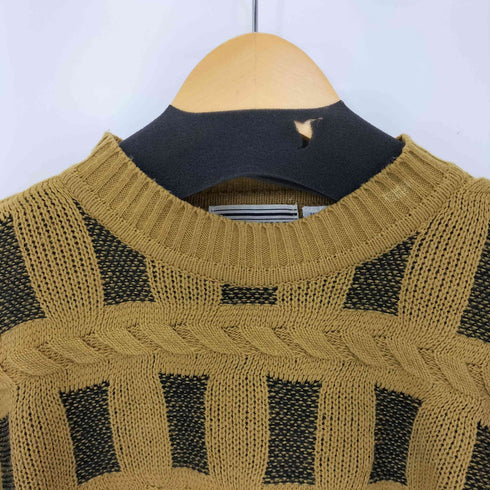 GABRIELLE 90S アクリル 3Dニット メンズ JPN:XL