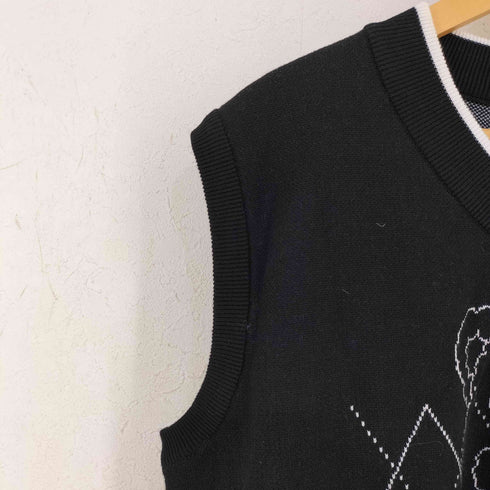オーワイ OY ARGYLE STITCH ODOLLY KNIT VEST レディース