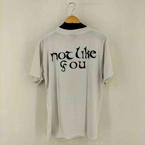 ジャイアント giant BY TULTEX 両面プリントバンドTシャツ not like you 袖裾ダブル メンズ import:XL