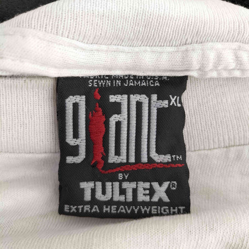 ジャイアント giant BY TULTEX 両面プリントバンドTシャツ not like you 袖裾ダブル メンズ import:XL
