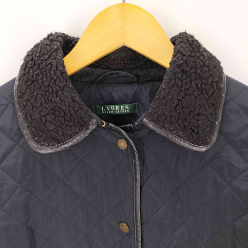 ローレンラルフローレン LAUREN RALPH LAUREN 襟ボア キルティングジャケット レディース JPN:S