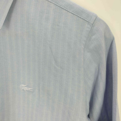ラコステ LACOSTE L/S ヘリンボーンレギュラーカラーシャツ メンズ JPN:2