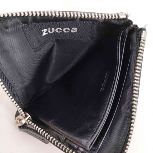 ズッカ ZUCCa ラウンドジップ レザーミニウォレット メンズ