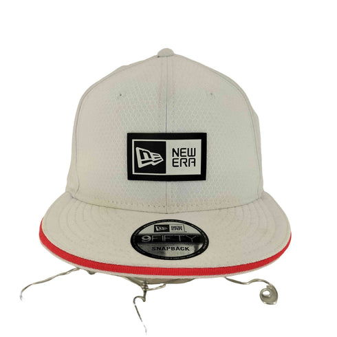 ニューエラ NEW ERA 9FIFTY ラバーロゴ ボックスロゴ ラバーパッチ ホワイト メンズ