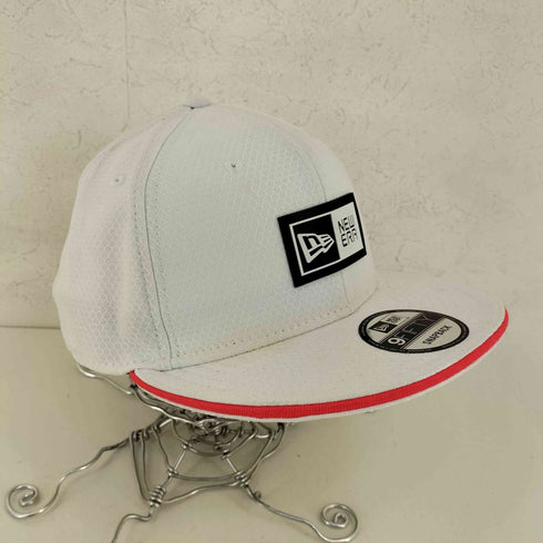ニューエラ NEW ERA 9FIFTY ラバーロゴ ボックスロゴ ラバーパッチ ホワイト メンズ