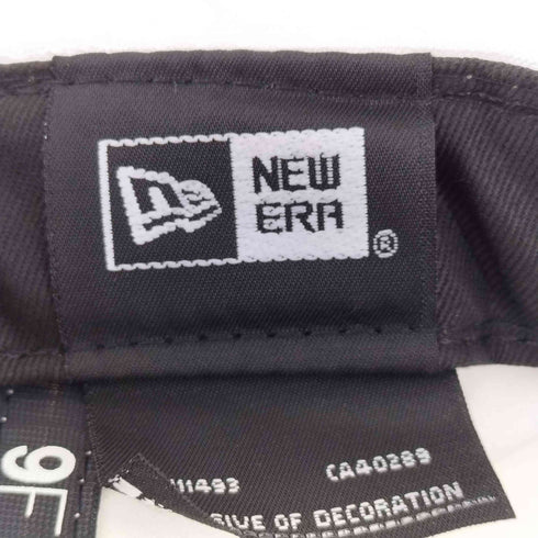 ニューエラ NEW ERA 9FIFTY ラバーロゴ ボックスロゴ ラバーパッチ ホワイト メンズ