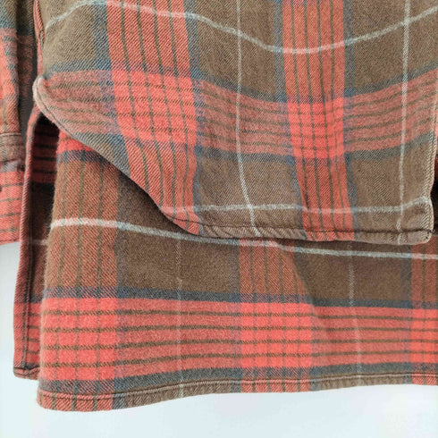 アンユーズド UNUSED シルクコットン フランネルシャツ メンズ 50