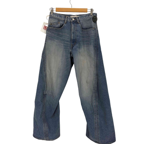 ネヴァーフォーゲット NVRFRGT 3D TWISTED WIDE LEG JEANS メンズ 1