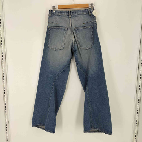 ネヴァーフォーゲット NVRFRGT 3D TWISTED WIDE LEG JEANS メンズ 1