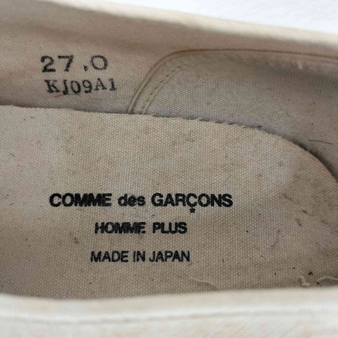 コムデギャルソンオムプリュス COMME des GARCONS HOMME PLUS キャンバス ローカットスニーカー メンズ JPN:27