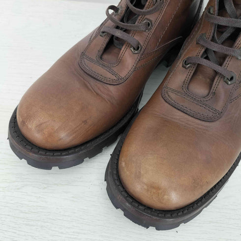 ドルチェアンドガッバーナ DOLCE&GABBANA レーズアップ コンバットブーツ メンズ UK:7.5
