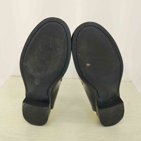 ドルチェアンドガッバーナ DOLCE&GABBANA ツートン エナメルローファー メンズ UK:7.5