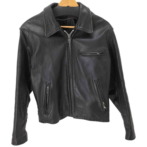 ショット Schott シングルライダースジャケット IDEALジップ ホースハイド メンズ US:40