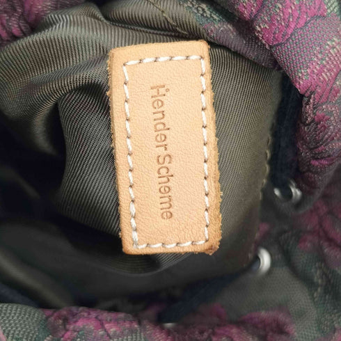 エンダースキーマ Hender Scheme 23SS 花柄 fabric zacc 2WAY 巾着ショルダーバッグ メンズ