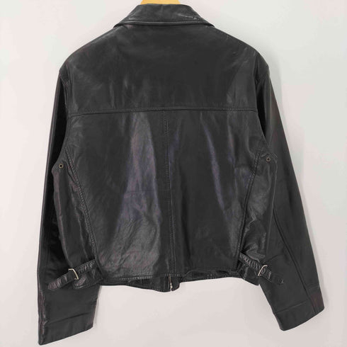 ポールスミスコレクション Paul Smith COLLECTION シングルライダースジャケット 牛革 裏地キルティング メンズ import:L