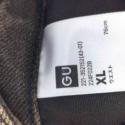 ジーユー GU 24SS バレルレッグジーンズ メンズ JPN:XL