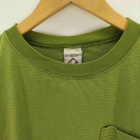cottoncounty USA製 ポケットtシャツ メンズ JPN:M