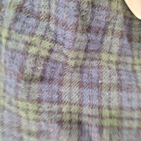 ヴァンヒューゼン VAN HEUSEN 90-2000S 2ポケットチェックウールシャツ 好配色 メンズ JPN:L