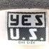 YES U.S. 90S USA国旗プリントTEE 両面プリント 星条旗 シングルステッチ メンズ ONE SIZE