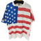 YES U.S. 90S USA国旗プリントTEE 両面プリント 星条旗 シングルステッチ メンズ ONE SIZE