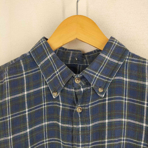 BIG DOGS 00S BDロングスリーブシャツ 長袖シャツ タータンチェック柄 セントバーナード メンズ LARGE