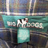 BIG DOGS 00S BDロングスリーブシャツ 長袖シャツ タータンチェック柄 セントバーナード メンズ LARGE