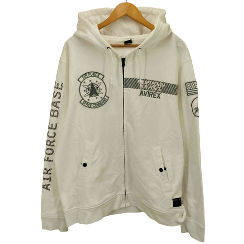 アヴィレックス AVIREX スペースコマンド フルジップ パーカー メンズ 2XL