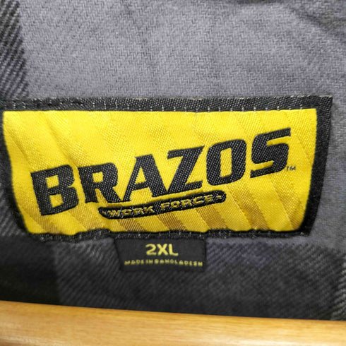 BRAZOS 裏地チェックワークジャケット メンズ JPN:XXL