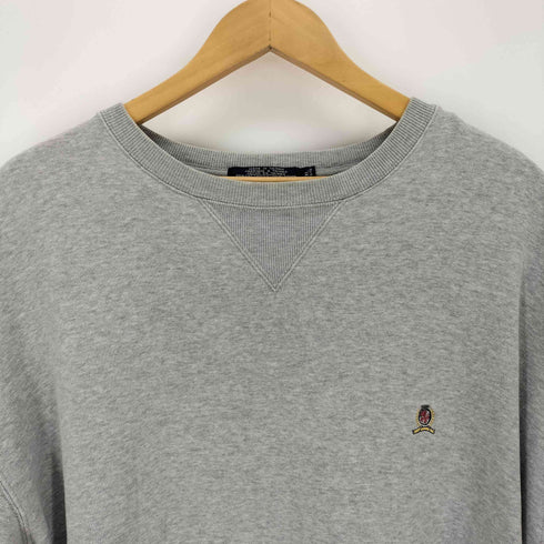 トミーヒルフィガー TOMMY HILFIGER エンブレムロゴ刺繍 スウェット メンズ import:XL