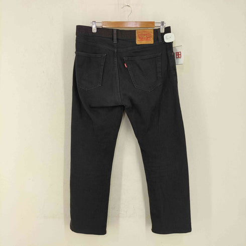 リーバイス Levis 505 後染め ブラックデニムパンツ メンズ 34inch