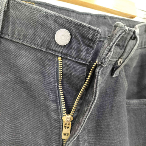 リーバイス Levis 505 後染め ブラックデニムパンツ メンズ 34inch