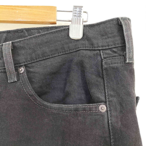 リーバイス Levis 505 後染め ブラックデニムパンツ メンズ 34inch