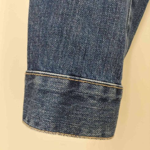ザラ ZARA ダメージ加工切りっぱなしデニムジャケット レディース JPN:M