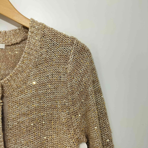 ラトータリテ La Totalite 12AW ウール混 ラメ ニットカーディガン レディース