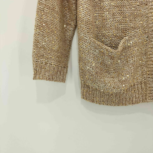 ラトータリテ La Totalite 12AW ウール混 ラメ ニットカーディガン レディース