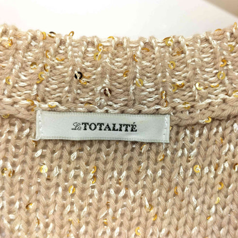 ラトータリテ La Totalite 12AW ウール混 ラメ ニットカーディガン レディース
