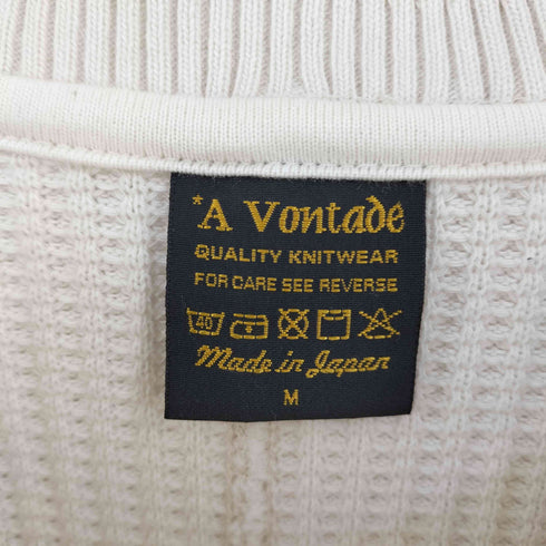 アボンタージ A VONTADE Waffle Crew Neck Pocket Tee メンズ JPN:M