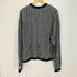 アールエムギャング ラムダ タカハシ R.M GANG LAMBDA TAKAHASHI RIPPLE STRIPE CREW NECK SWEAT 3Dニット メンズ FREE