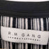 アールエムギャング ラムダ タカハシ R.M GANG LAMBDA TAKAHASHI RIPPLE STRIPE CREW NECK SWEAT 3Dニット メンズ FREE